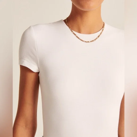 A&F short sleeve cotton bodysuit - Picture 4 of 7